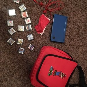 Nintendo DS XL, 14 games and set